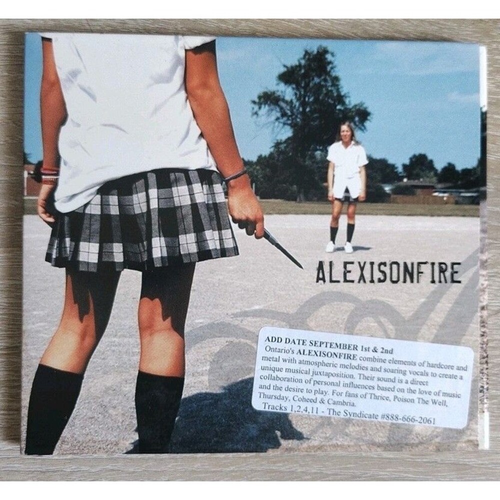 ALEXISONFIRE Self Titled Debut CD Rare 2002 Radio Promo Original Mix Distort OOP